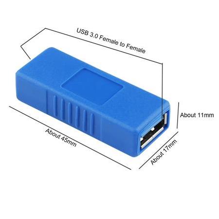 Alfais 4923 Usb 3.0 Dişi Dişi Ek Çevirici Dönüştürücü Adaptör